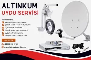 Altınkum Uydu Servisi, Merkezi Uydu Sistemleri kurulumu,  Çanak Anten Kurulum ve Montajı, Televizyon Kurulum ve Kanal ayarlarını yapılandırma Hizmeti ile Bir Telefonla Sizlere hizmet sağlamaktan memnuniyet duyarız.